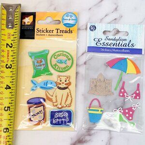 New Scrapbooking Stickers Summer & Pet Themed Crafts
